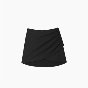 NWT Summersalt The Ruched Swim Skirt Nylon Black 2X